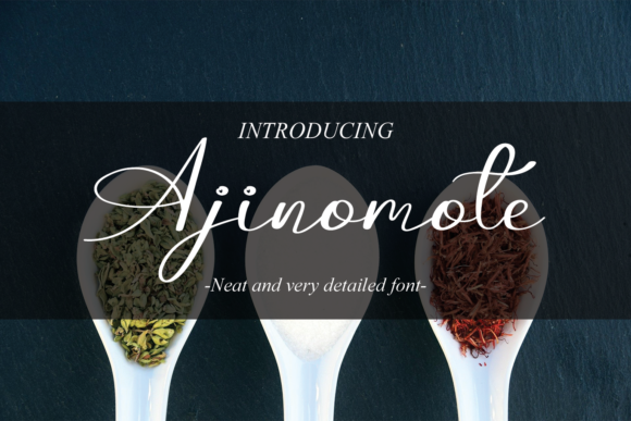 Ajinomote: A Handwritten Font for Professional Branding