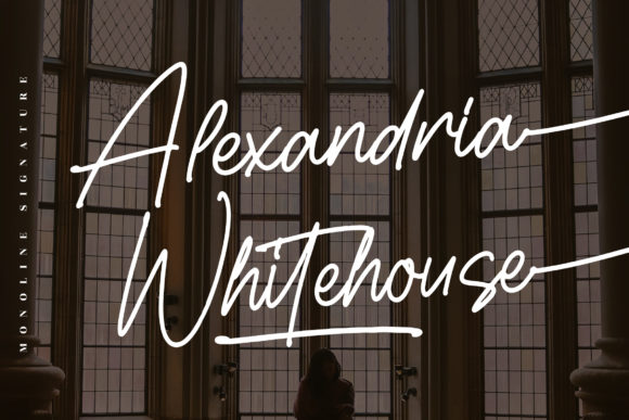 Alexandria Whitehouse Font for Digital Marketing