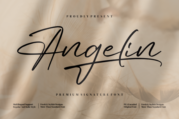 Angelin: A Script Font for Elegance and Versatility