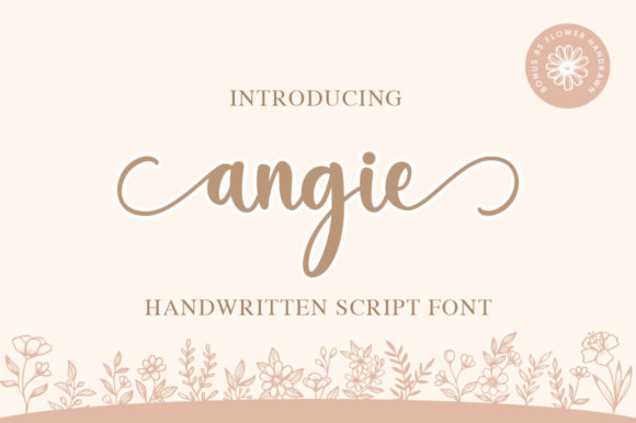 Angie Script Font for Campaign Creatives