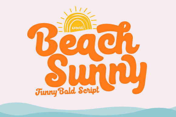 Beach Sunny: A Script Font for Warm, Casual Projects