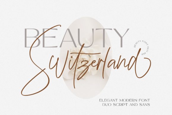 Beauty Switzerland: A Luxurious Script Font for Web Design