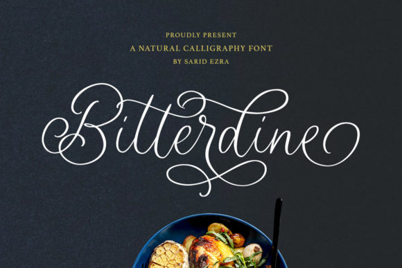Bitterdine Font for Clear and Stylish Campaign Design