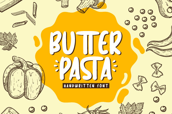 Butter Pasta: A Delightful Script Font for Digital Design