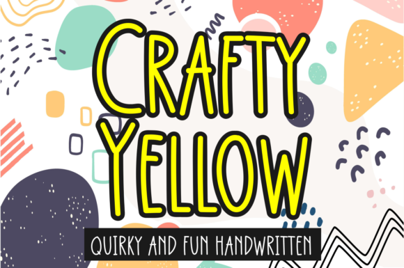 Crafty Yellow Font: A Playful, Professional Script for Small Brands