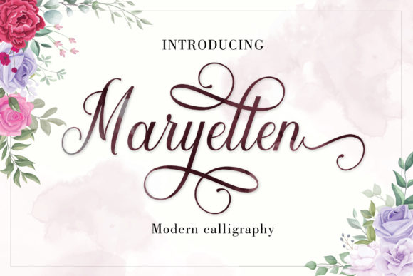 Designing with Maryellen: A Luxurious Script Font for Branding