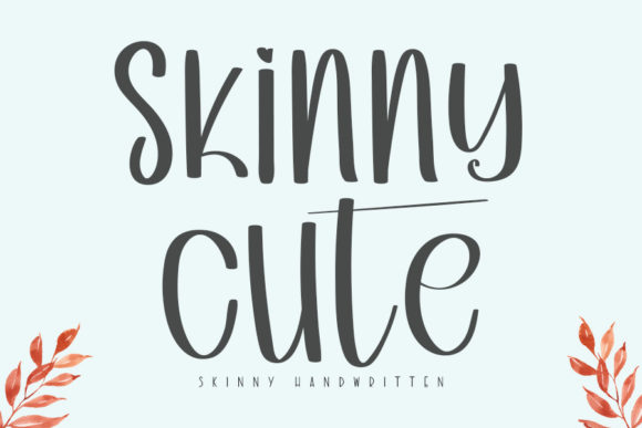 Enhance Your Brand with the Skinny Cute Font