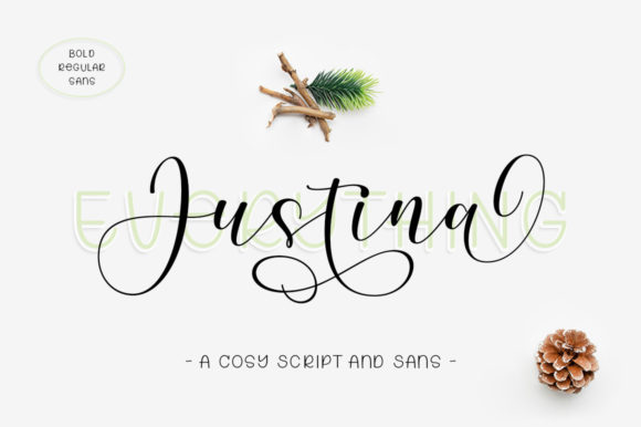Justina Duo: A Modern Typeface for Web Design