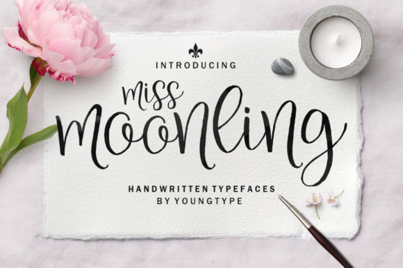 Miss Moonling: A Sweet Script Font for Branding Projects