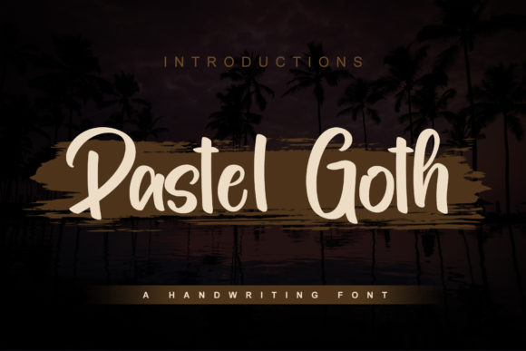 Pastel Goth: A Playful Script Font for Modern Design