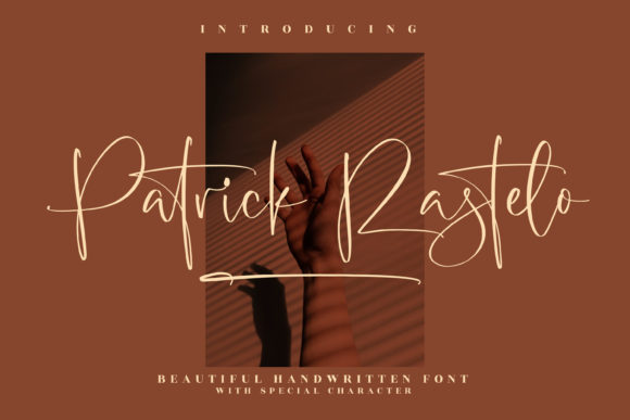 Patrick Rastelo: A Graceful Script Font for Handmade Creations