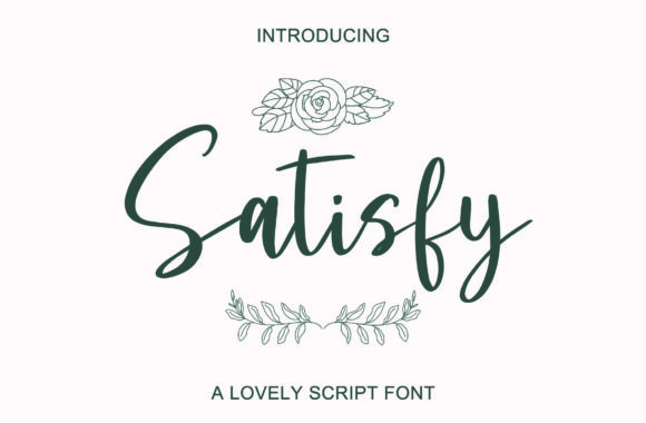 Satisfy: A Script Font That Elevates Editorial Design