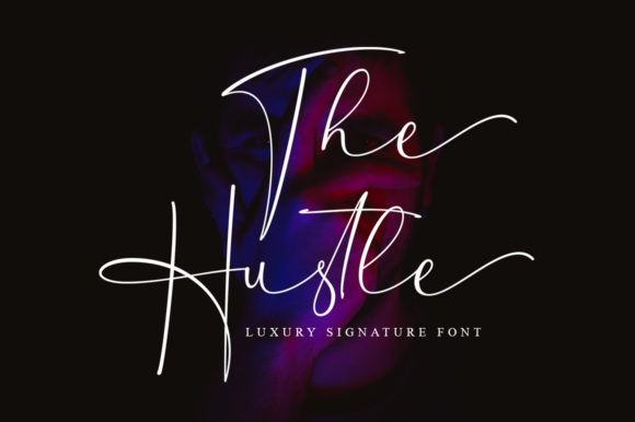 The Hustle: A Graceful Script Font for Modern Editorial Design